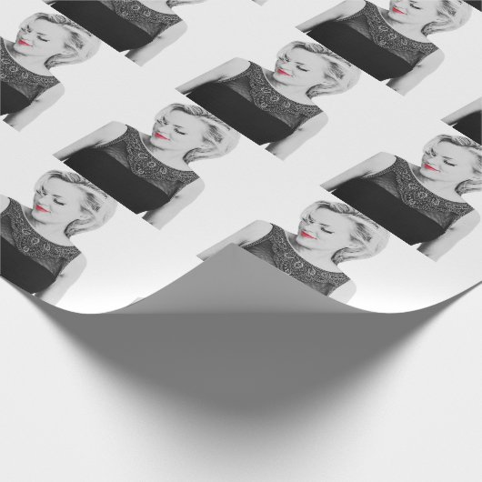 Rotes LippenPackpapier Geschenkpapier (Ecke)