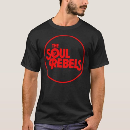 Rotes Logo der Soul Rock Band Classic T - Shirt (Vorderseite)