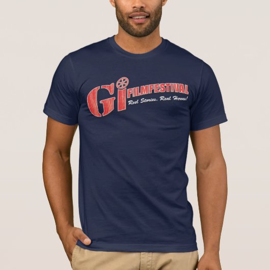 Rotes Logo des GI Film-Festival-Shirt-| T-Shirt (Vorderseite)