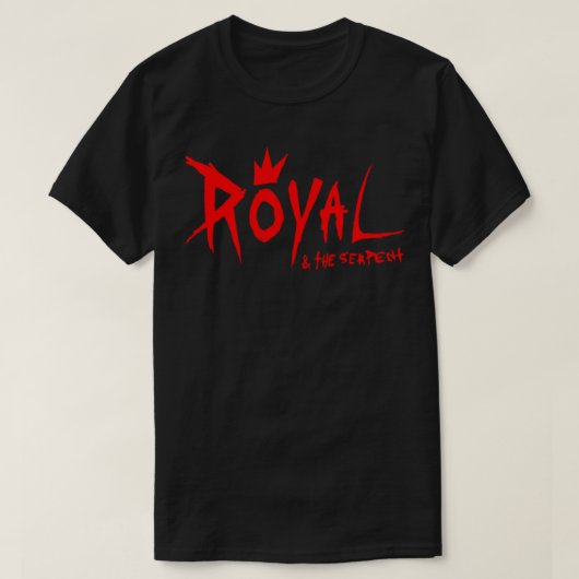 Rotes Logo Royal & Amp; der schleichende Sänger So T-Shirt (Design vorne)
