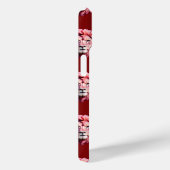 Rotes Löwenkopf-Design  Case-Mate iPhone Hülle (Rückseite / Rechts)