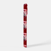 Rotes Löwenkopf-Design iPhone 15 Hülle (Rechte Seite)