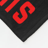 Rotes Mädchen-Herzkrankheits-Bewusstseinsflagge-Gr Fleecedecke (Ecke)