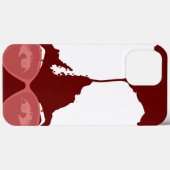 Rotes Mädchen mit Afro mit rosa Sonnenbrille Case-Mate iPhone Hülle (Rückseite (Horizontal))