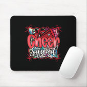 Rotes Mädchen passender Bogen Leopard Regenbogen K Mousepad (Mit Mouse)