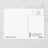 "Rotes Madonna" JTG Kunst-Postkarte Postkarte (Rückseite)