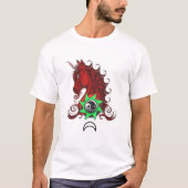 Rotes Magicallon Einhorn, F T-Shirt (Vorderseite)