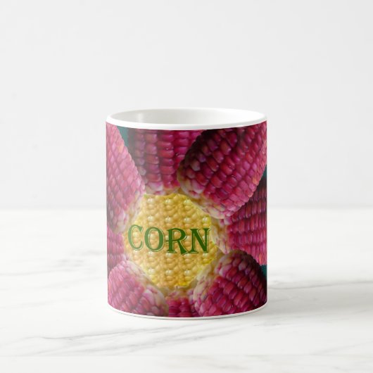 Rotes Maismuster Kaffeetasse (Mittel)