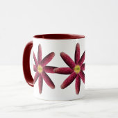 Rotes Maismuster Tasse (Vorderseite Links)