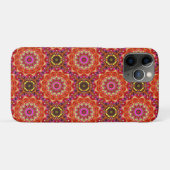Rotes MANDALA Case-Mate iPhone Hülle (Rückseite (Horizontal))