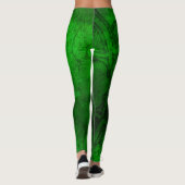 Rotes Mandala-Muster Leggings (Rückseite)