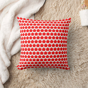 Rotes marokkanisches Design Kissen
