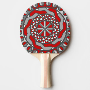 Rotes Maschinen-Tischtennisschläger Tischtennis Schläger