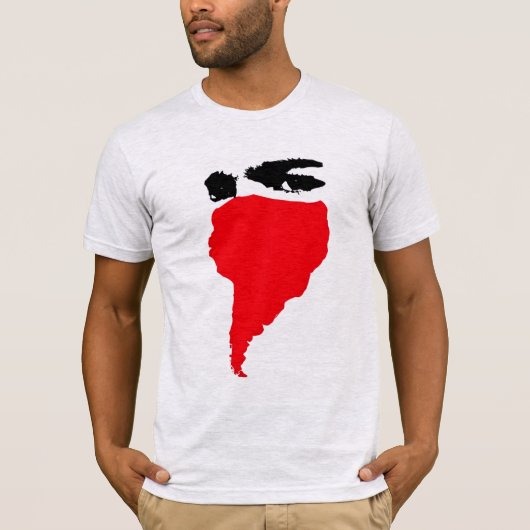 rotes Masken T-Shirt (Vorderseite)