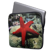Rotes Meer der Stern-Fisch-| Laptopschutzhülle (Vorderseite Links)