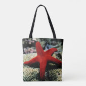 Rotes Meer der Stern-Fisch-| Tasche (Rückseite)