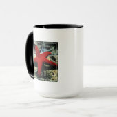 Rotes Meer der Stern-Fisch-| Tasse (Vorderseite Links)