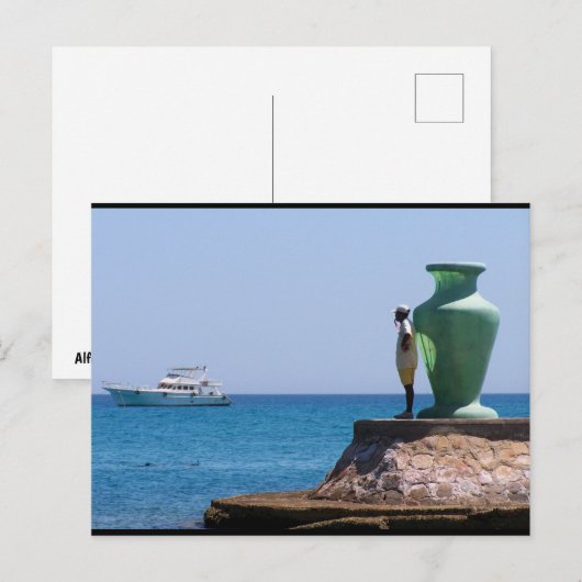Rotes Meer Küstenwache Postkarte (Vorne/Hinten)
