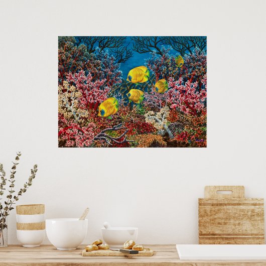 Rotes Meer Poster (Küche)