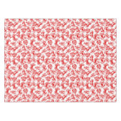Rotes Meeresfrüchte Tischdecke (Vorderseite (Horizontal))