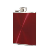 Rotes Metall Flachmann (Links)