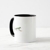 Rotes mit Augen Baumfroschgehen Tasse (Vorderseite Links)