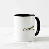 Rotes mit Augen Baumfroschgehen Tasse (VorderseiteRechts)