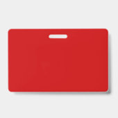 Rotes Mitarbeiterfoto Firmenlogo Name Ausweis (Rückseite)
