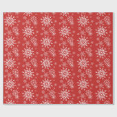 Rotes modernes elegantes geschenkpapier (Flach)