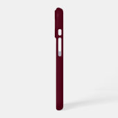Rotes modernes Geschäftslogo & QR-Code-Promotion iPhone 16 Hülle (Linke Seite)