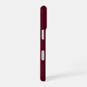 Rotes modernes Geschäftslogo & QR-Code-Promotion iPhone 16 Hülle (Rechte Seite)