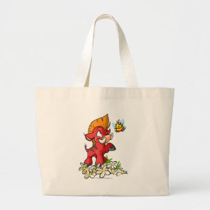 Rotes Moehog und Summen Jumbo Stoffbeutel
