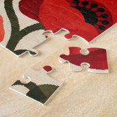 Rotes Mohn-Puzzle Puzzle (Seite)
