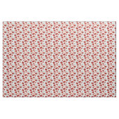 Rotes Mohnblumen-Gewebe Stoff (Yard (91,4 cm))