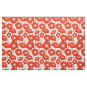 Rotes Mohnblumen-Muster Stoff (Fat Quarter (45,7 x 55,9 cm))