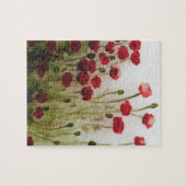 Rotes Mohnblumenfeld Puzzle (Horizontal)