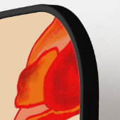 Rotes Mohnfeld Pickleball Schläger (Linke Seite)