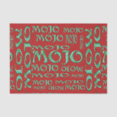 Rotes Mojo-Papierpapier Seidenpapier (Vorderseite)