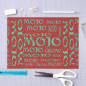 Rotes Mojo-Papierpapier Seidenpapier (Handwerk)
