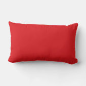 Rotes Monogram Kissen (Rückseite)