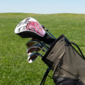 Rotes Monogramm Golf Headcover (In SItu)