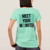 Rotes Monster-Shirt T-Shirt (Rückseite)