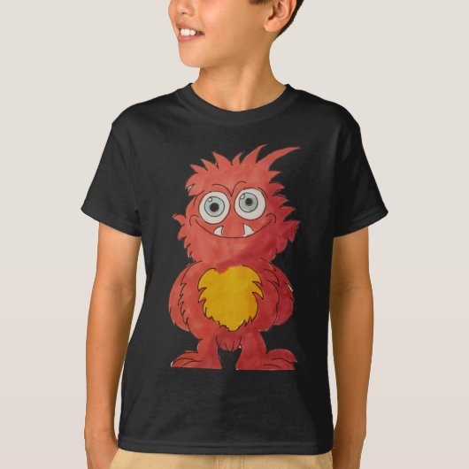 Rotes Monster-T - Shirt (Vorderseite)