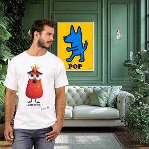 Rotes Monster   UNDERDOG - nach Entwurf   Einzigar T-Shirt
