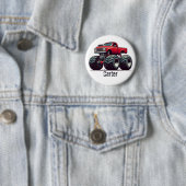 Rotes Monstertruck Button (Beispiel)