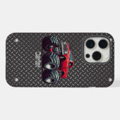 Rotes Monstertruck iPhone Hülle (Rückseite (Horizontal))