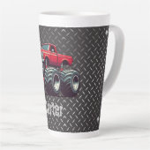 Rotes Monstertruck Milchtasse (Rechte Ecke)