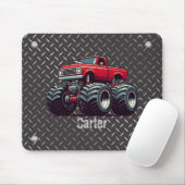 Rotes Monstertruck Mousepad (Mit Mouse)