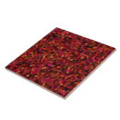 Rotes Mosaikmuster Fliese (Seite)