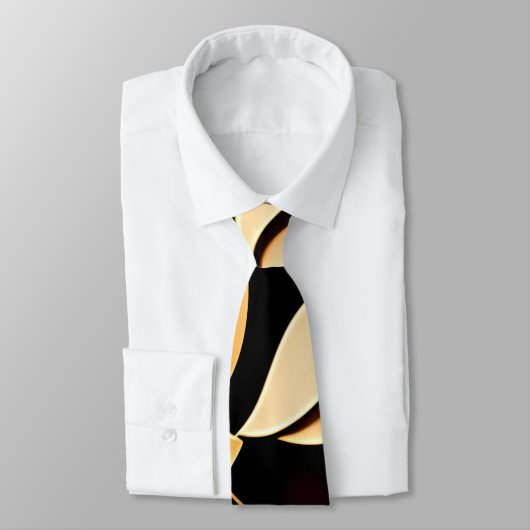 Rotes Mosaikmuster Krawatte (Gebunden)